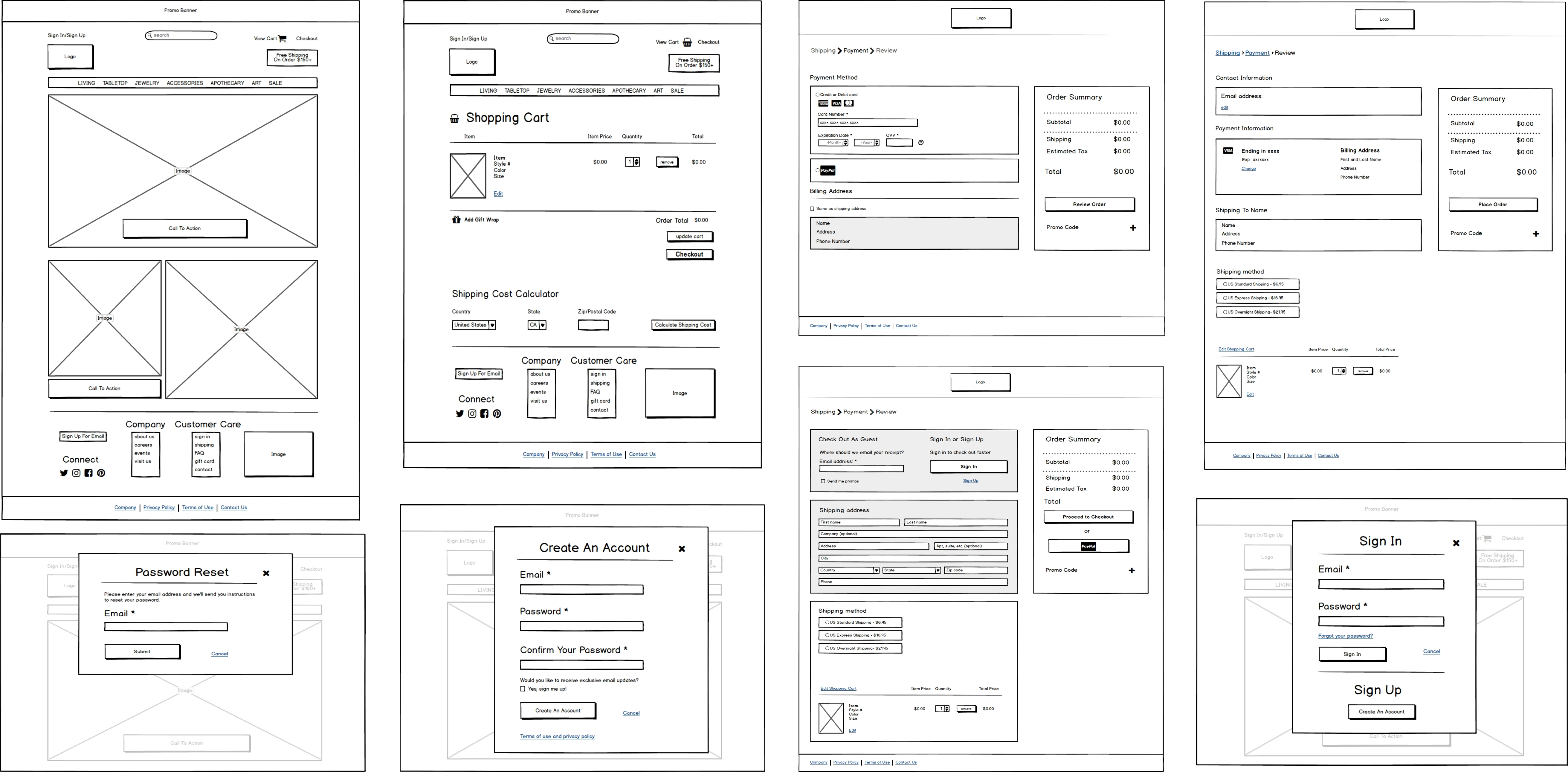 wireframes